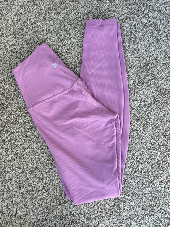 lululemon athletica Pants - lululemon ribbed pink align leggings